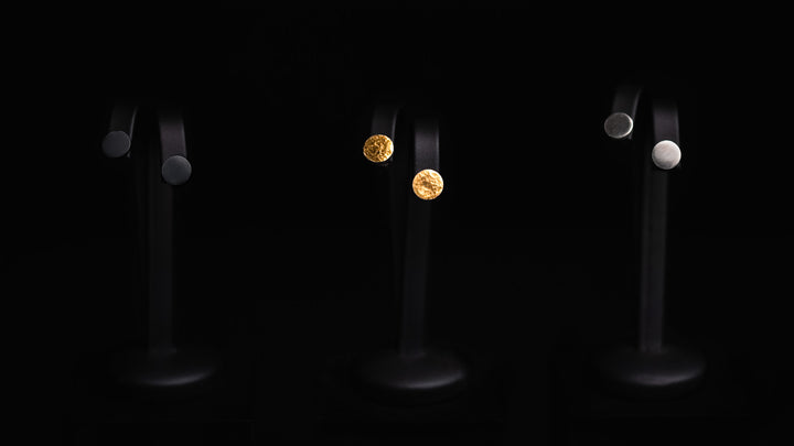 Hammered Gold Earrings