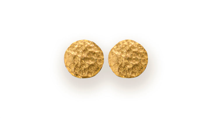Hammered Gold Earrings